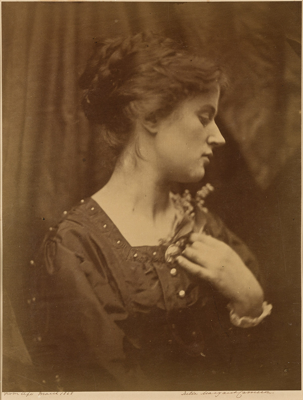 JULIA MARGARET CAMERON (1815-1879) Maria Spartali.